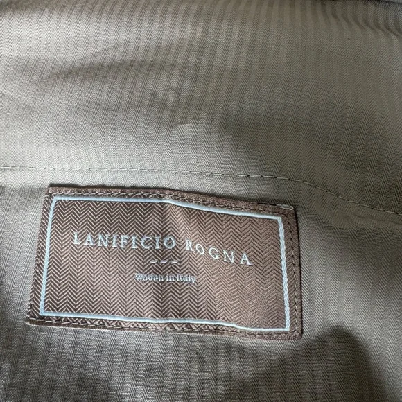 Suitsupply Cream Trouser w/ Side Tabs